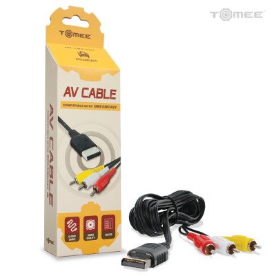 DC: AV CABLE - GENERIC - (R/Y/W) (NEW)